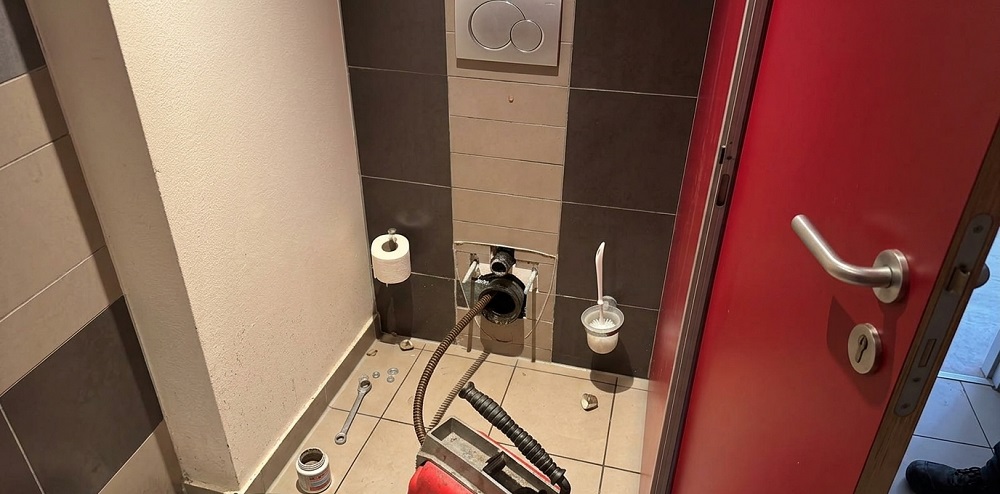Toilette-verstopft-rohrreinigung