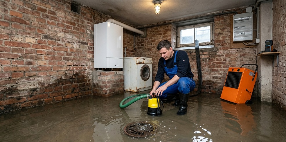 Keller unter Wasser